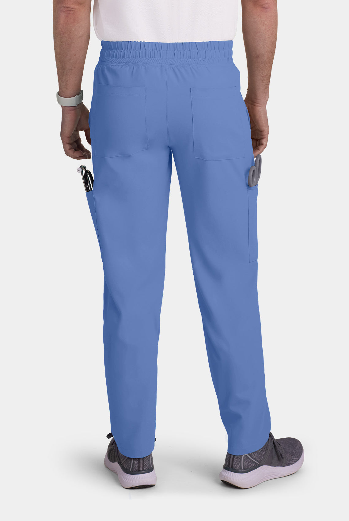 Koi Cureology Neuro Scrub Trousers - True Ceil - Back