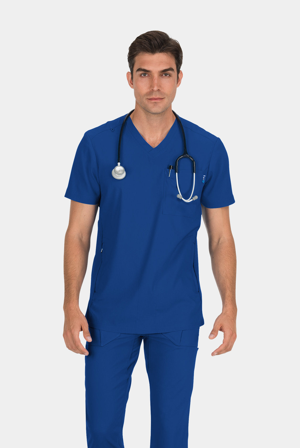 Koi Lite Force Scrub Top - Royal