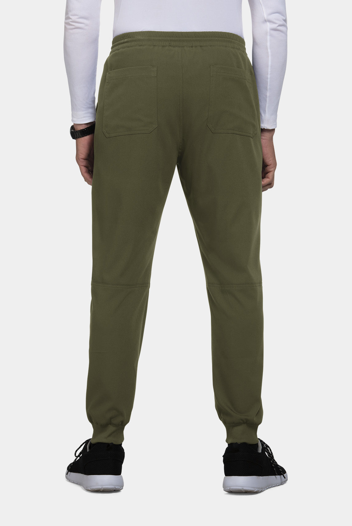 Koi Next Gen Day to Night Joggers- Olive- Back