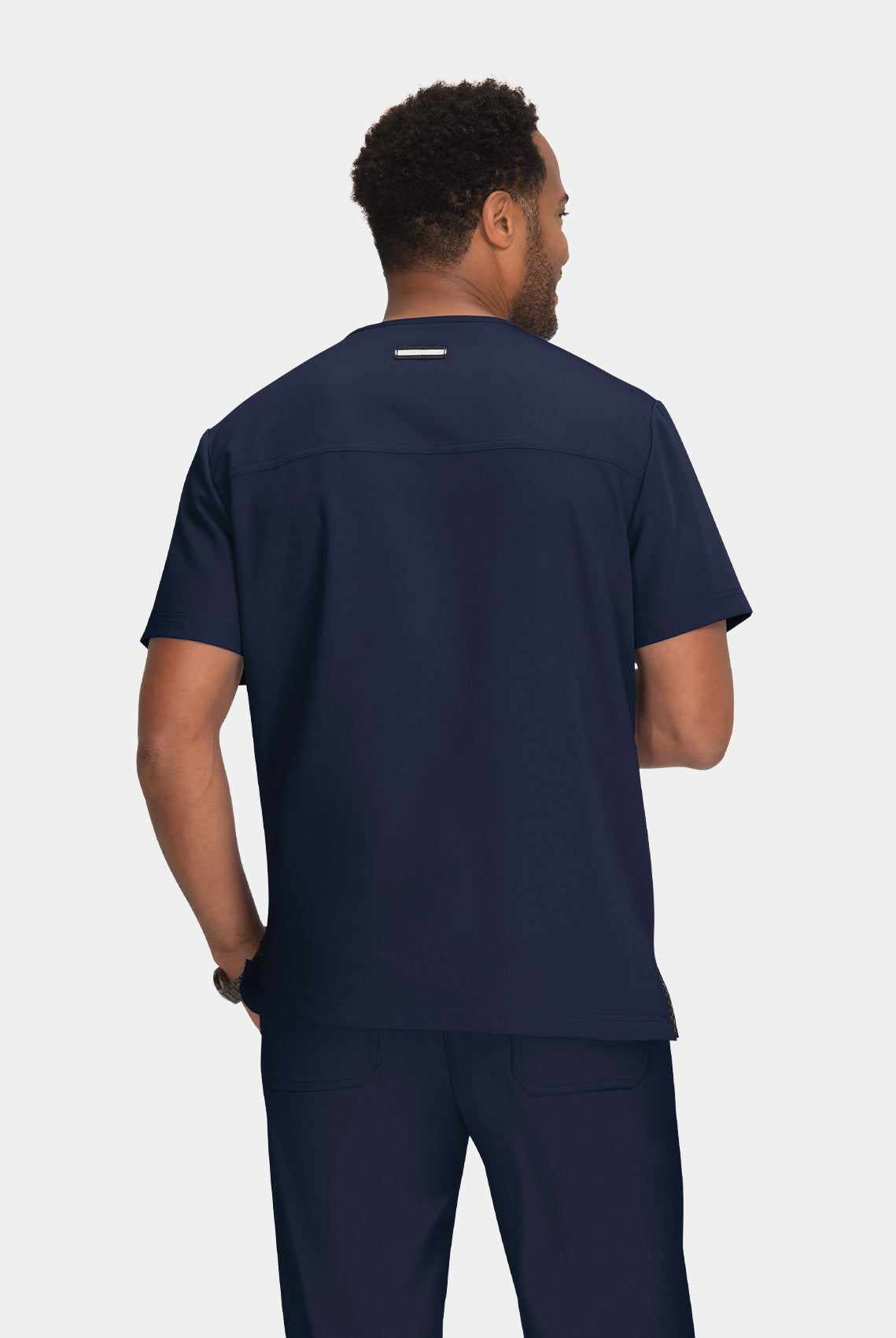 Koi Next Gen Free To Be Scrub Top - Navy - Back