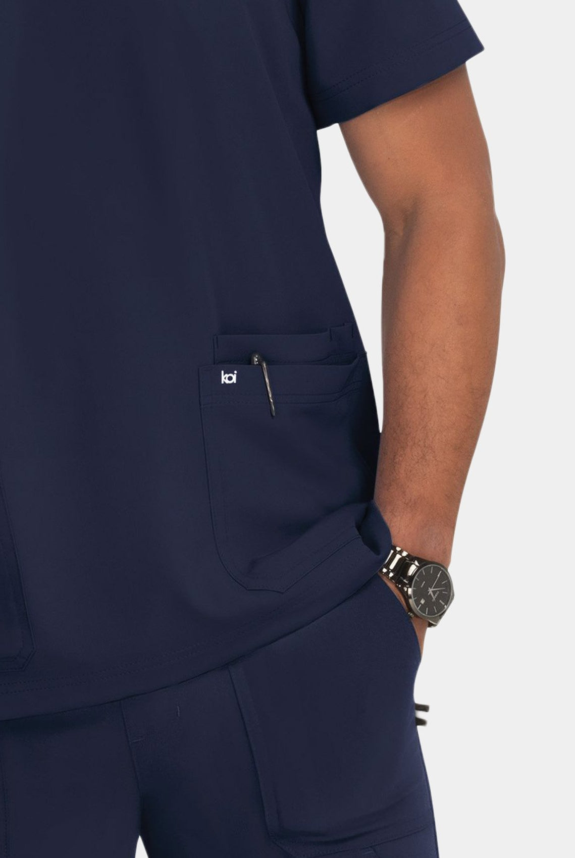 mens-koi-next-gen-free-to-be-scrub-top-front-navy-2