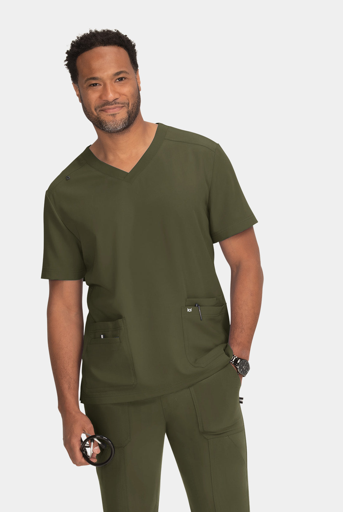 Koi Next Gen Free To Be Scrub Top- Olive