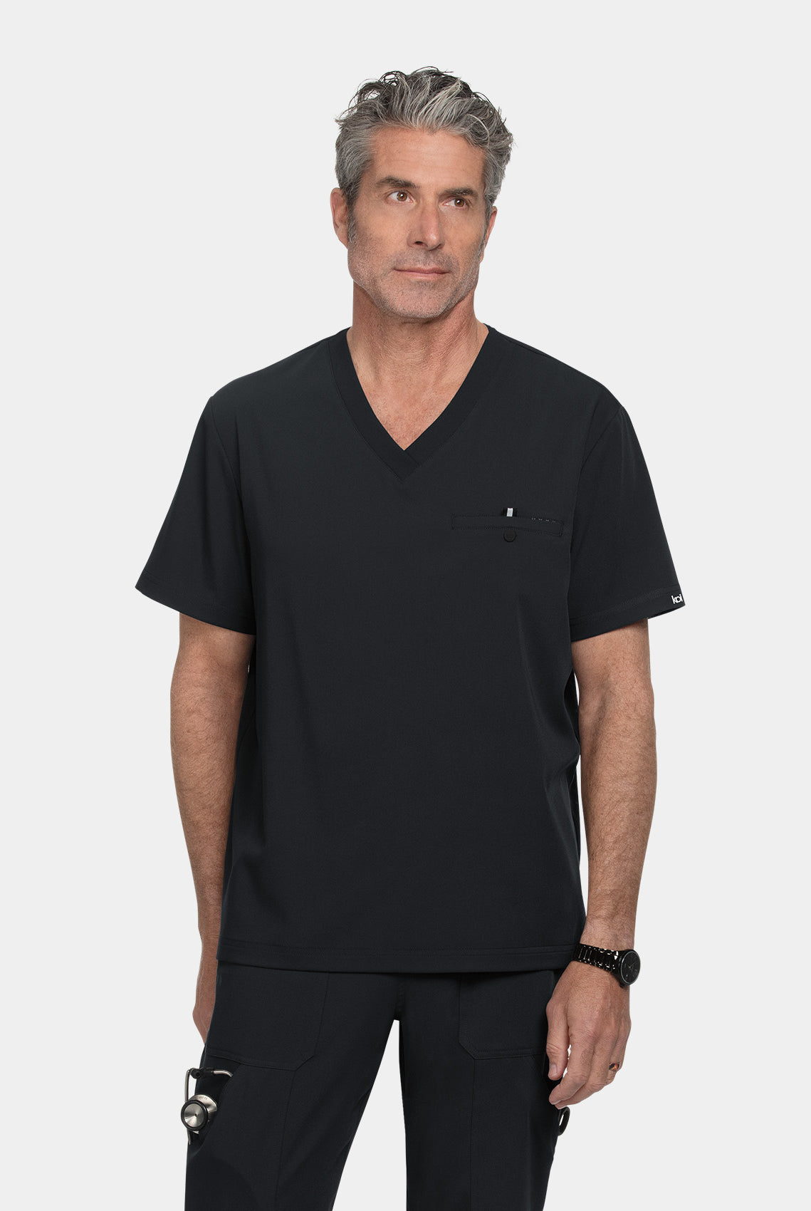 Koi Next Gen On Call Scrub Top- Black