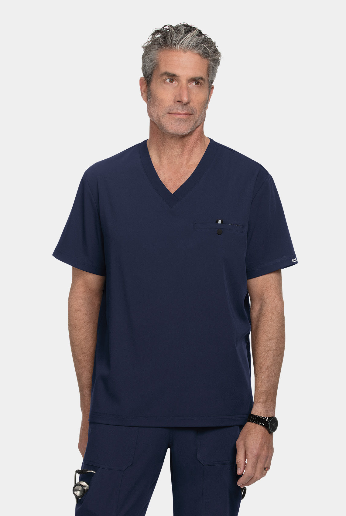 Koi Next Gen On Call Scrub Top-Navy