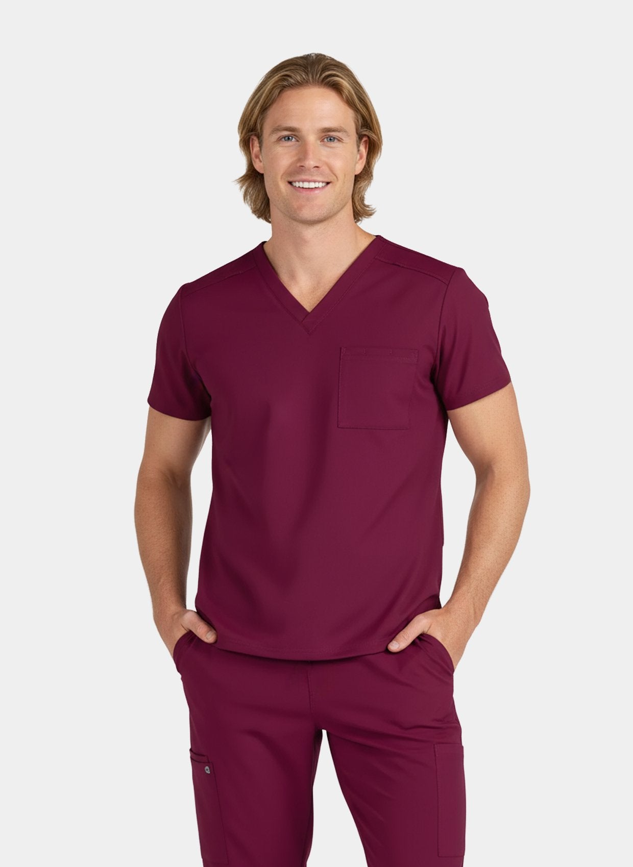 Koi Cureology Arthro Scrub Top - Wine