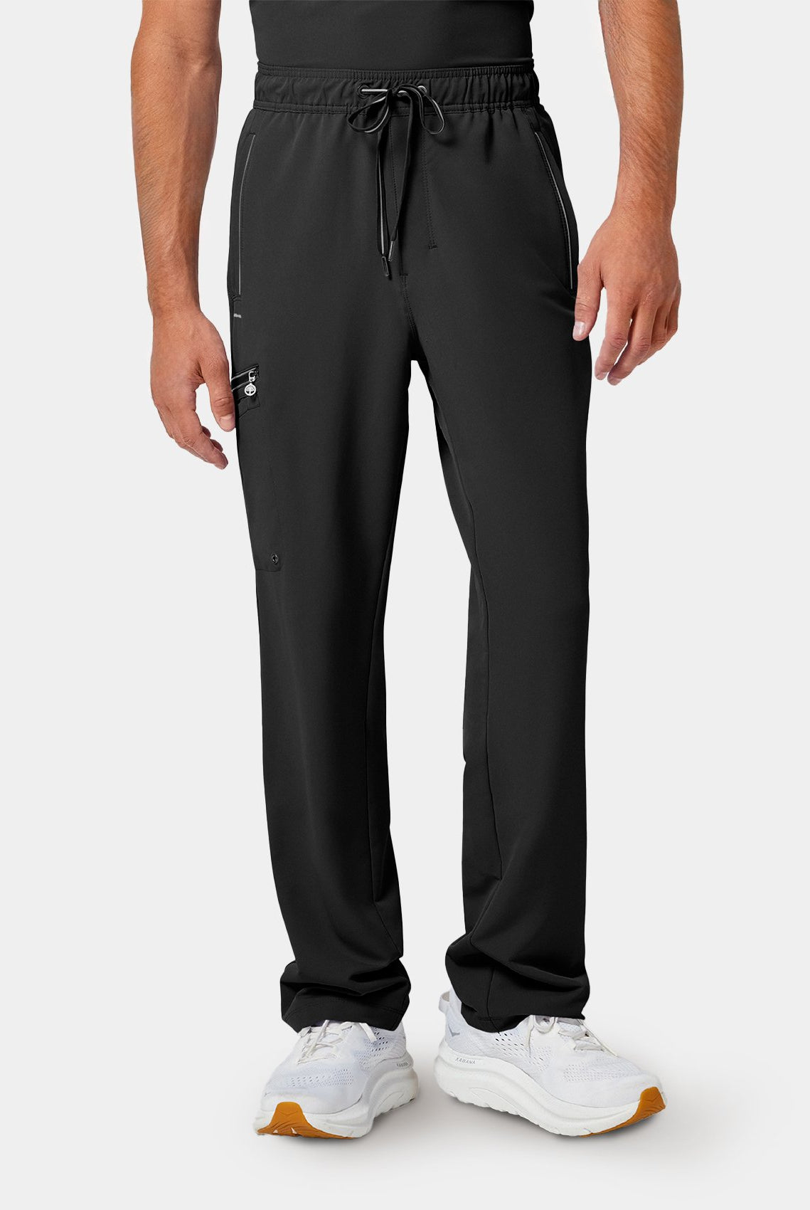 mens scrub trousers healing hands noah black