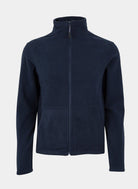 Navy blue fleece jacket