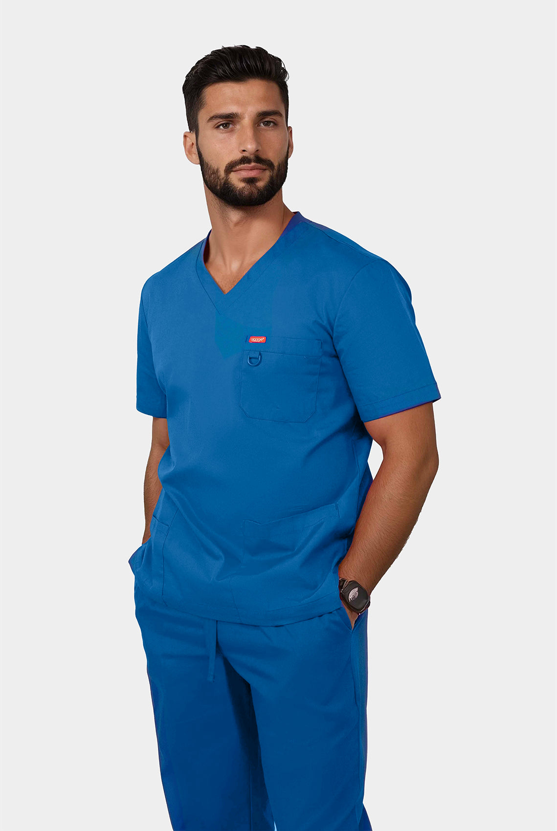 Orange Standard Balboa Scrub top Royal
