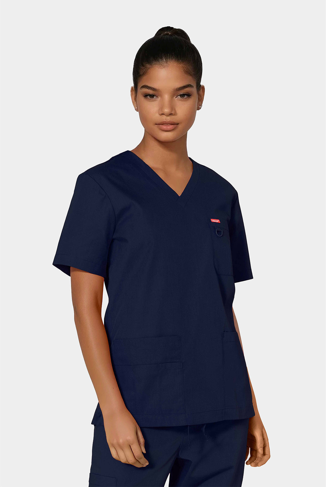 Orange Standard Balboa Scrub top Navy