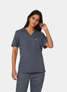 Orange Standard Balboa Scrub top Charcoal
