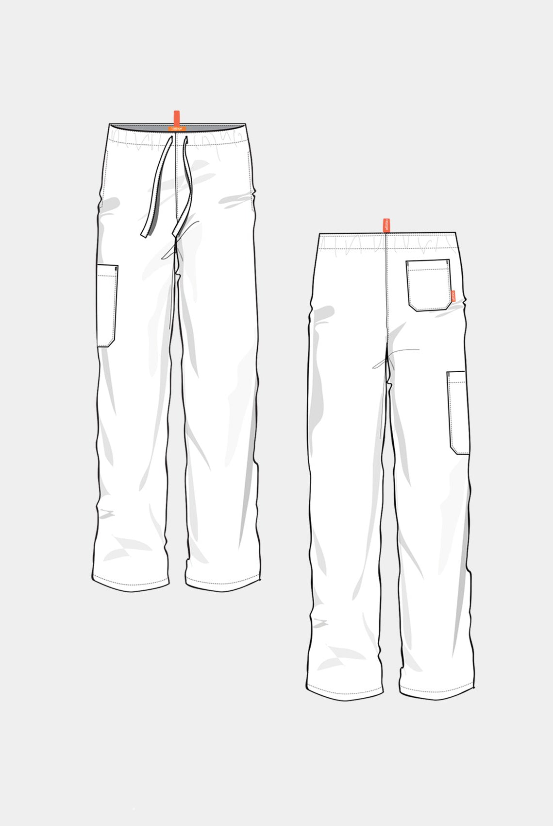 sketches huntington scrub trousers