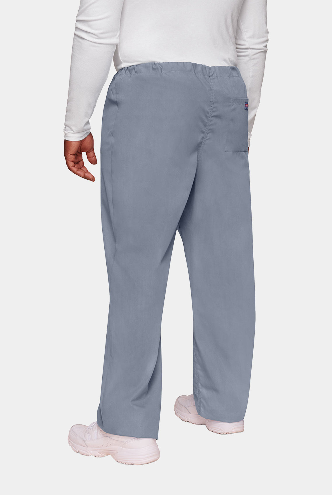 Cherokee Unisex Drawstring Scrub Trousers-Grey-Back