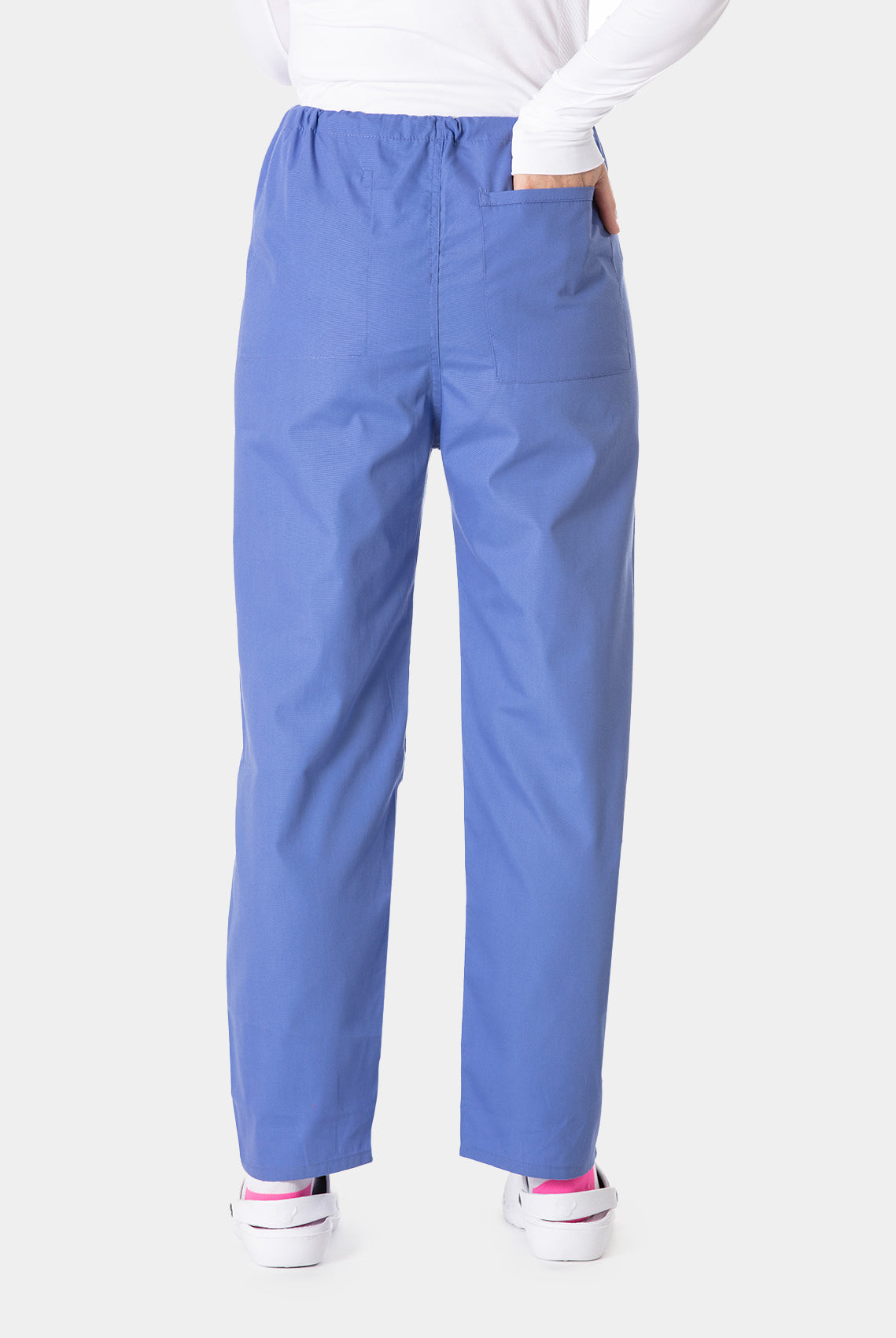 Budget Scrub Trousers - Ceil - Back