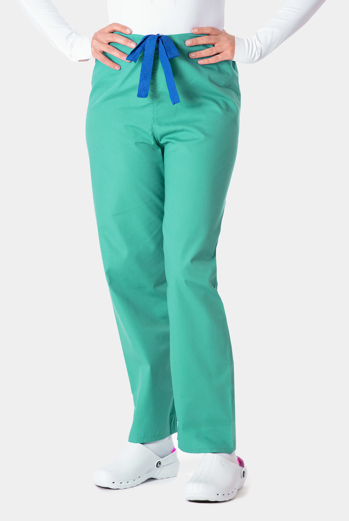 Budget Scrub Trousers - Mid Green