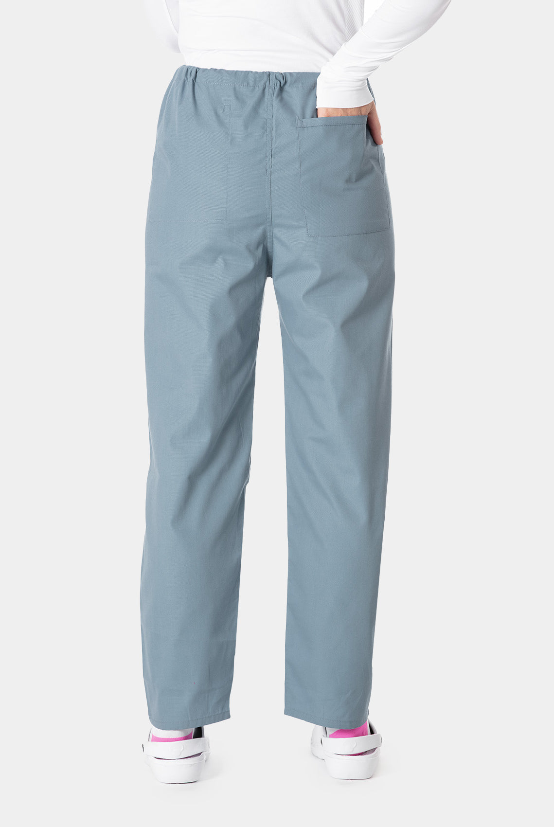 Budget Scrub Trousers - Misty - Back