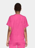 Cherokee Unisex Scrub Top - Shocking Pink