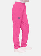 Cherokee Unisex Elasticated Scrub Trousers - Shocking Pink