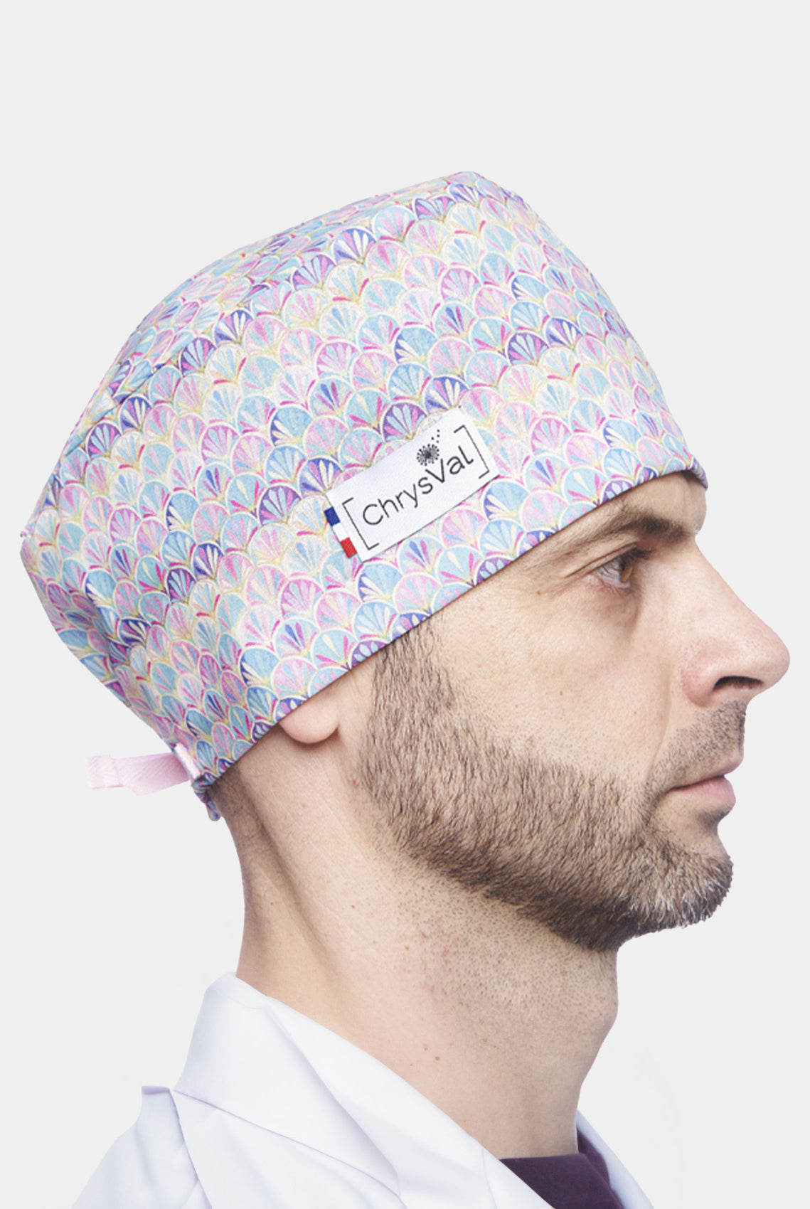 ChrysVal Long Hair Scrub Hat - Ariel - Men