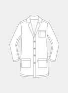 HappyFIT Unisex White Lab Coat