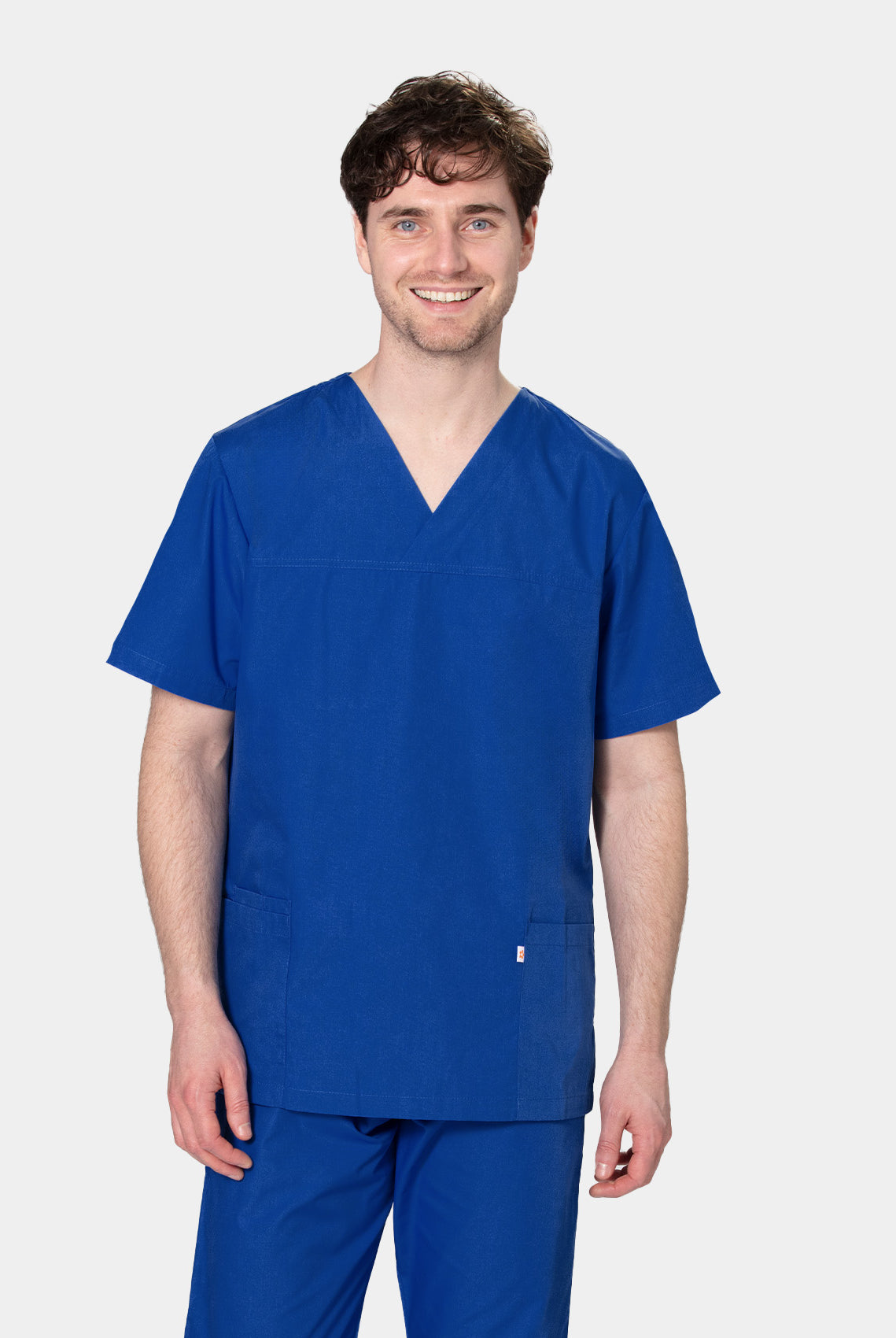 HappyFIT Unisex Scrub Top - Galaxy