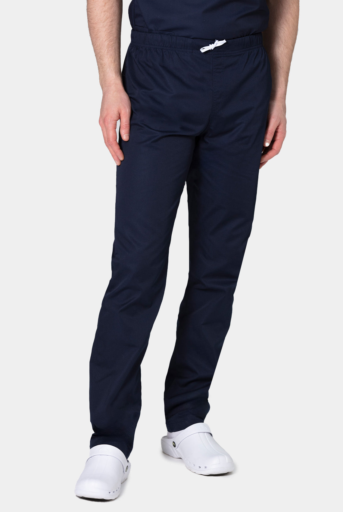 HappyFIT Unisex Scrub Trousers - Navy - Front