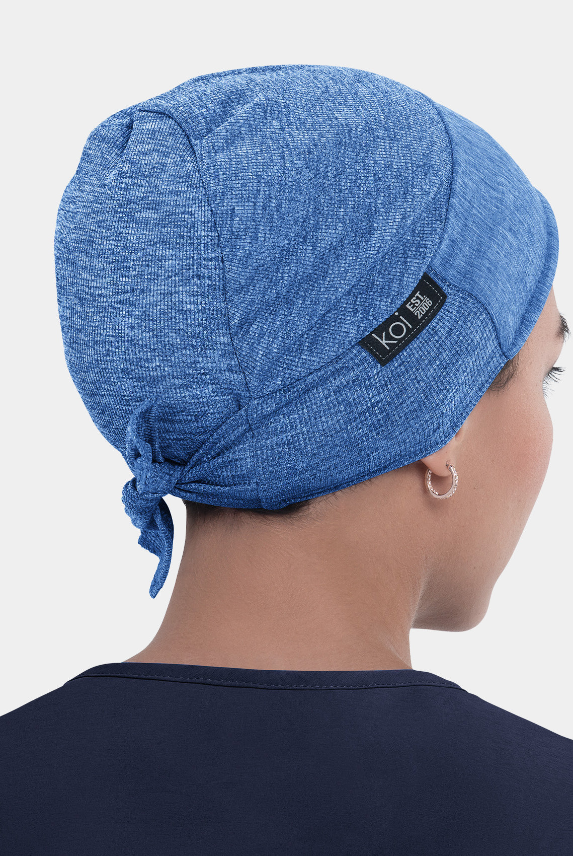 Koi Unisex Scrub Hat - Heather Galaxy - Back