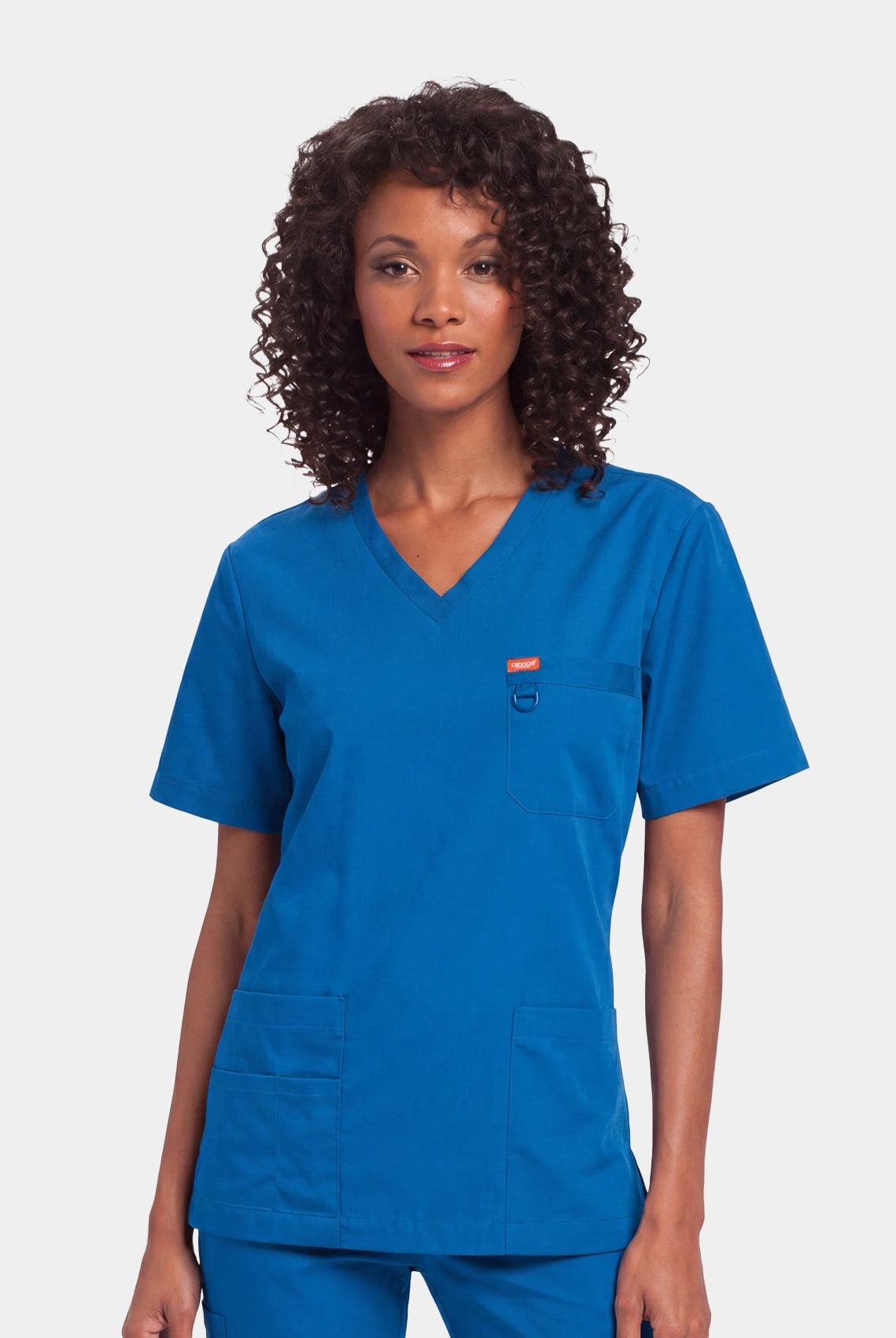 unisex-orange-standard-balboa-scrub-top-back-royal6