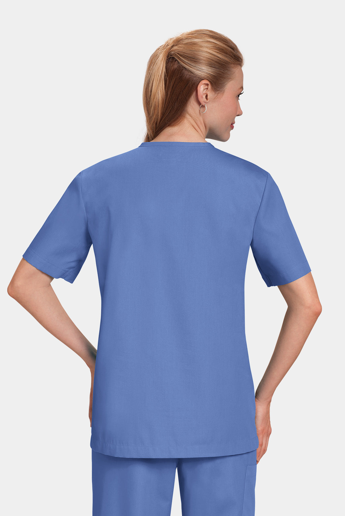 Orange Standard Balboa Scrub Top - True Ceil - back