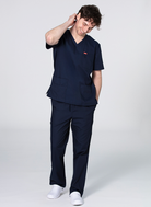 Orange Standard Balboa Scrub Top