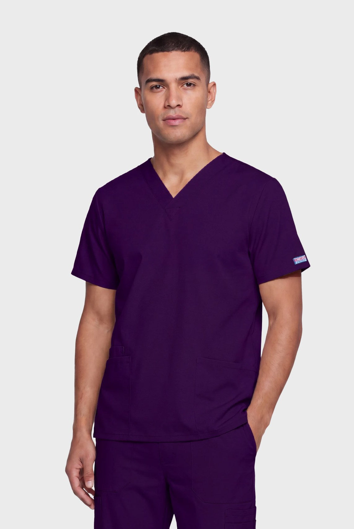 unisex-scrub-top-cherokee-originals-4700-eggplant3