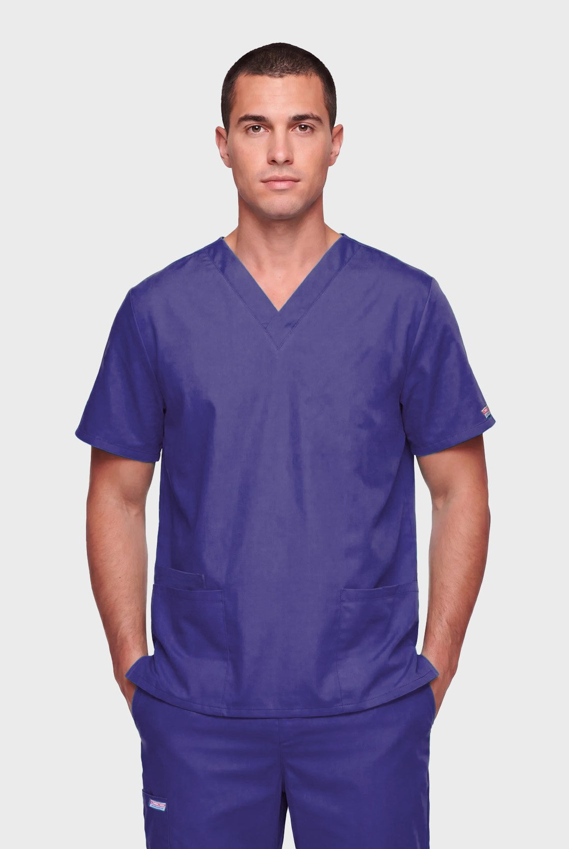 unisex-scrub-top-cherokee-originals-4700-grape3