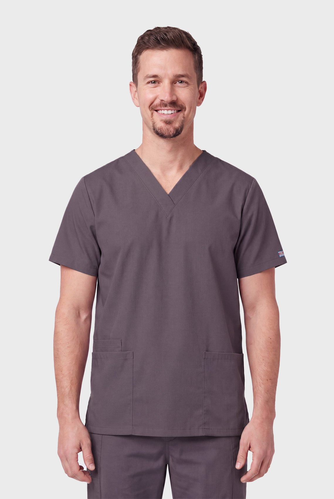 unisex-scrub-top-cherokee-originals-4700-pewter3