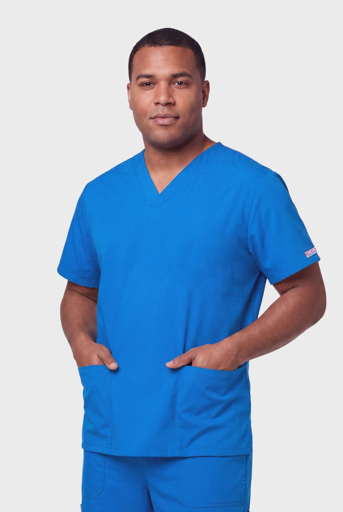 unisex-scrub-top-cherokee-originals-4700-royal3