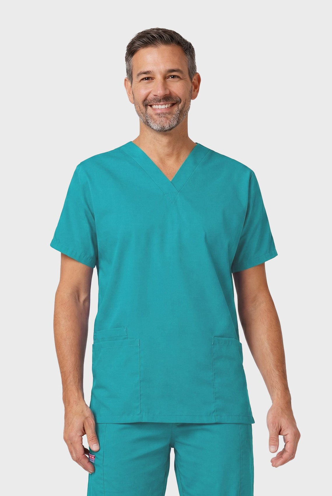 unisex-scrub-top-cherokee-originals-4700-teal3