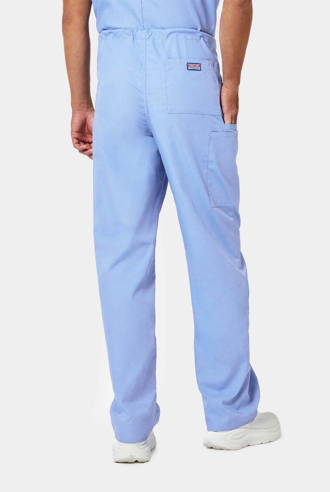 Cherokee Unisex Drawstring Scrub Trousers-Ceil