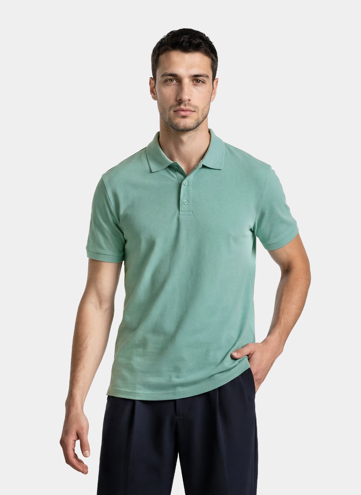 unisex short sleeve polo shirt velilla gibson sage