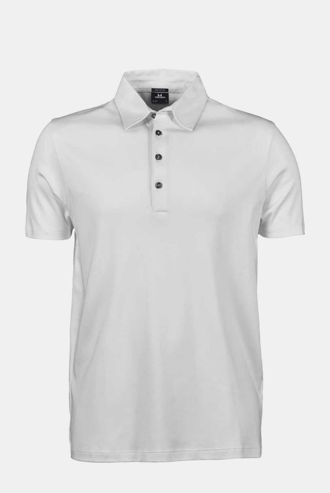Tee Jays Pima Cotton Unisex Polo Shirt - White - zoom