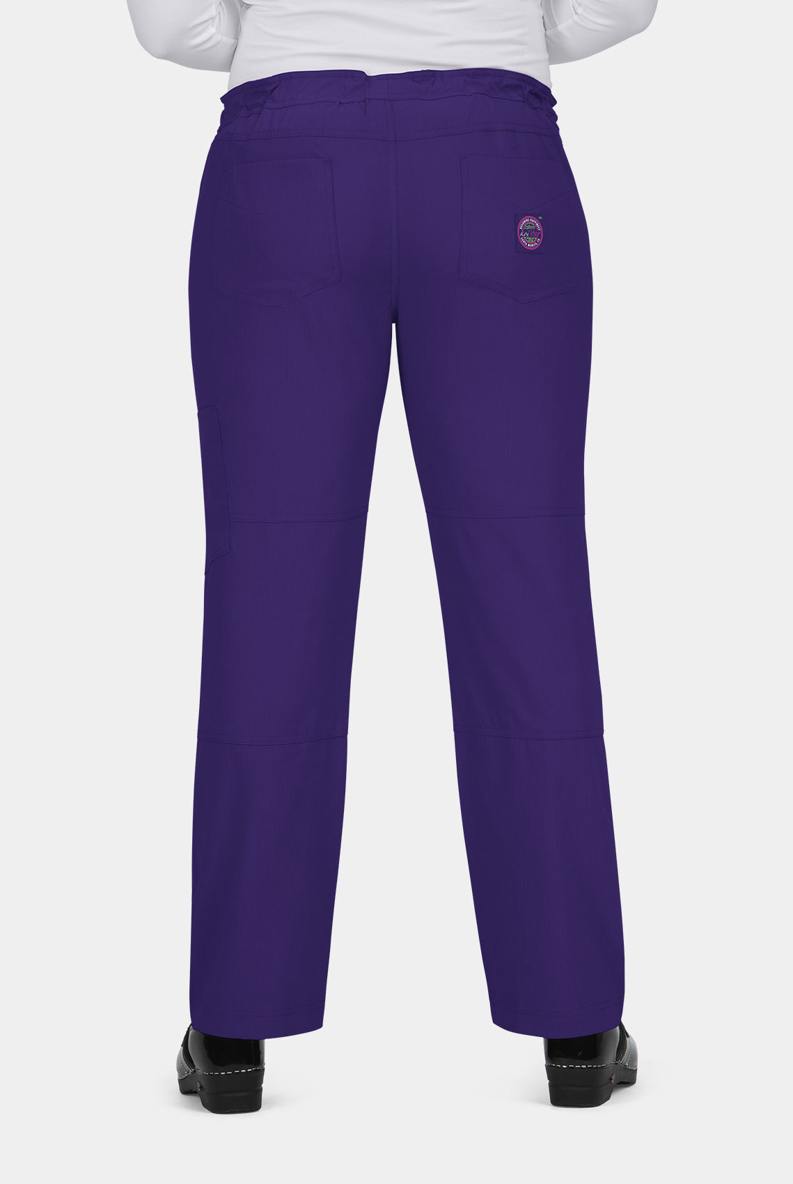 Koi Lite Peace Scrub Trousers - Grape - Back