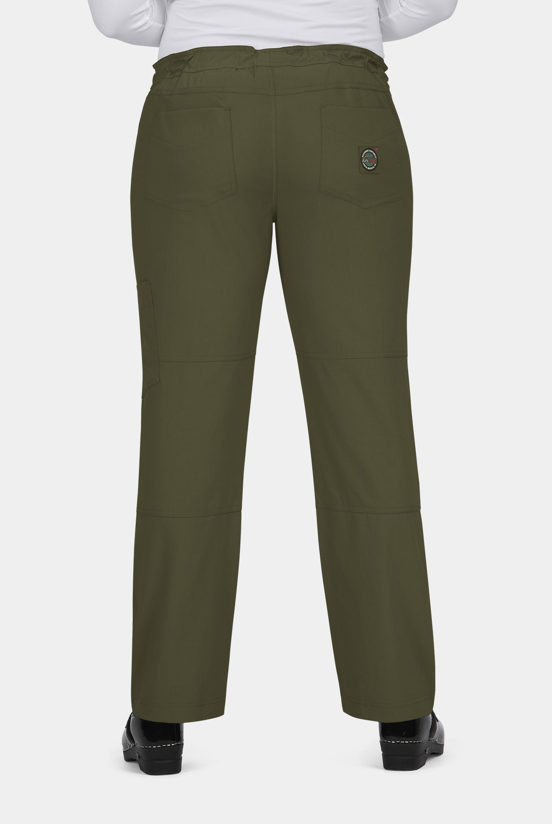 Koi Lite Peace Scrub Trousers - Olive - Back