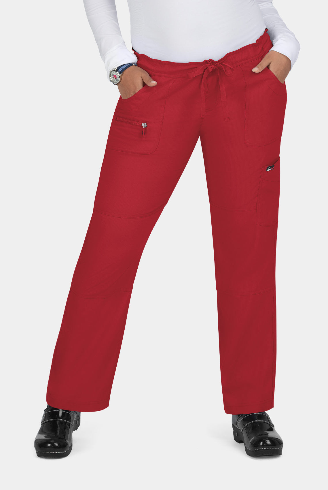 Koi Lite Peace Scrub Trousers - Ruby