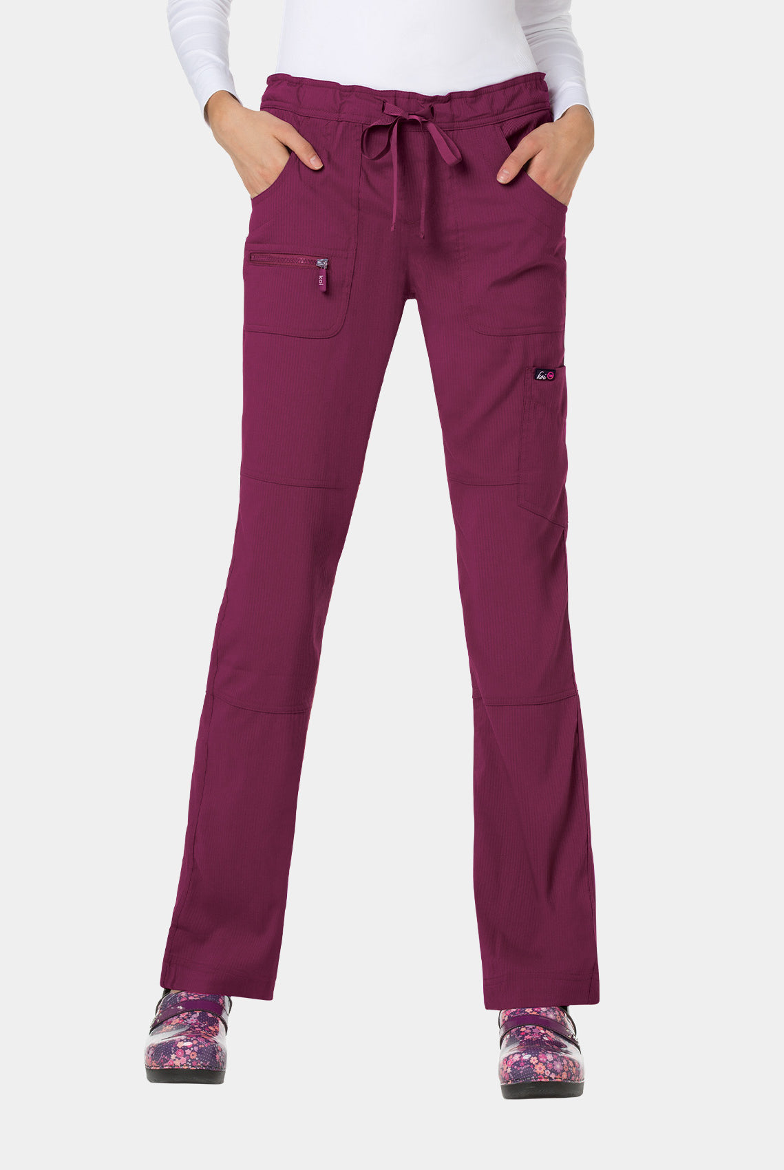 Koi Lite Peace Scrub Trousers - WIne