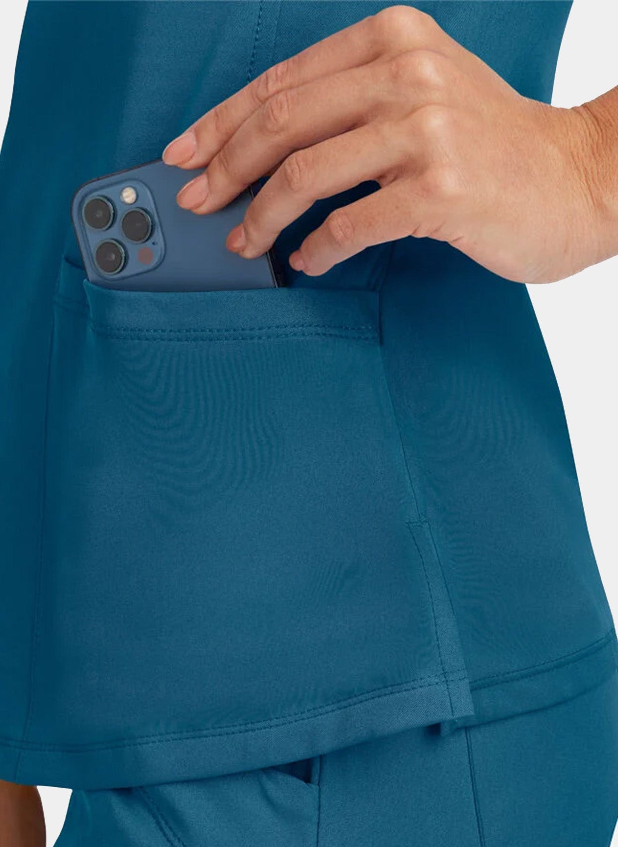 Healing Hands Monica Scrub Top - Caribbean