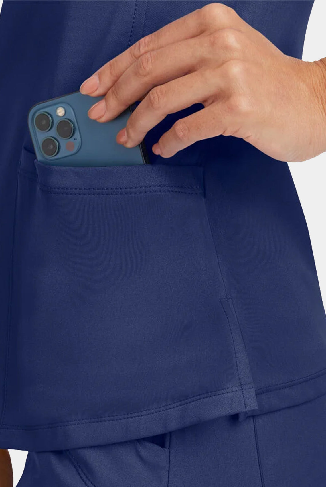 Healing Hands Monica Scrub Top - Navy