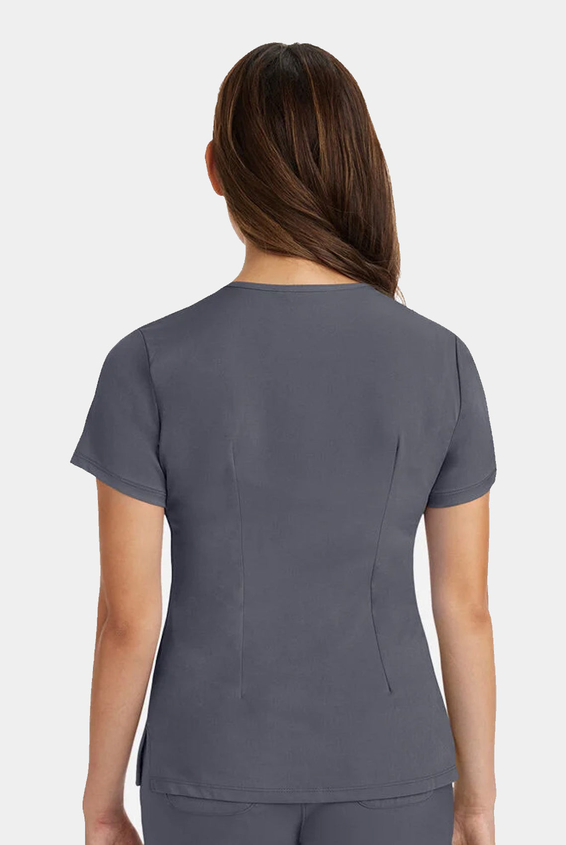 Healing Hands Monica Scrub Top - Pewter