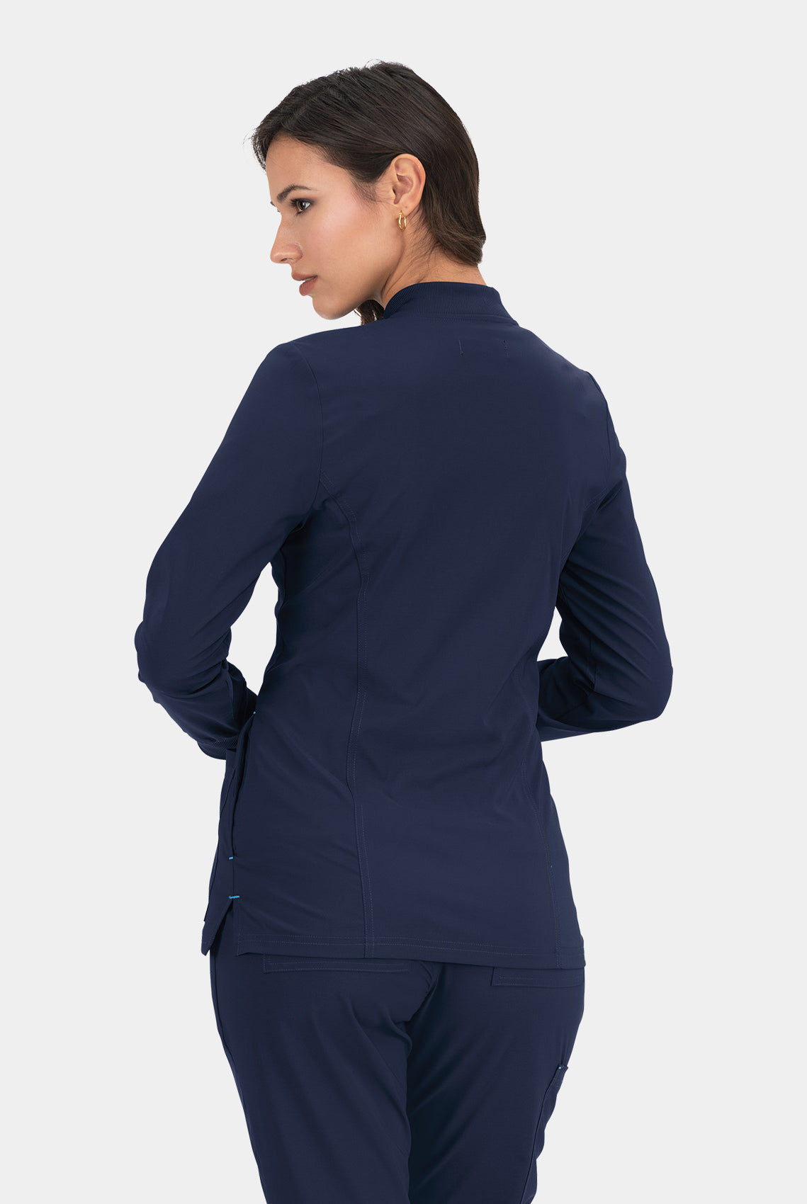 Koi Basics Andrea Scrub Jacket - Navy - Back