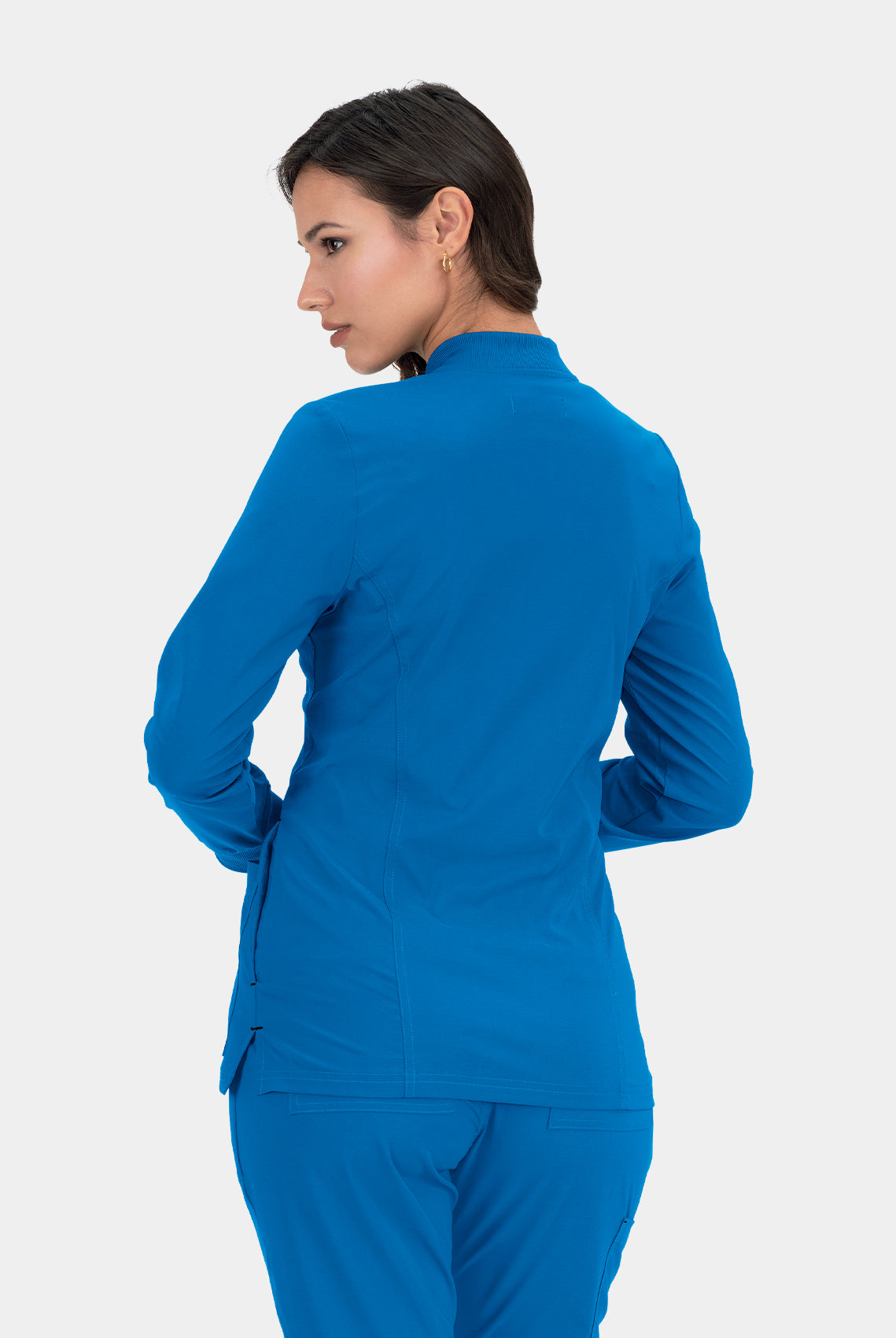 Koi Basics Andrea Scrub Jacket - Royal - Back