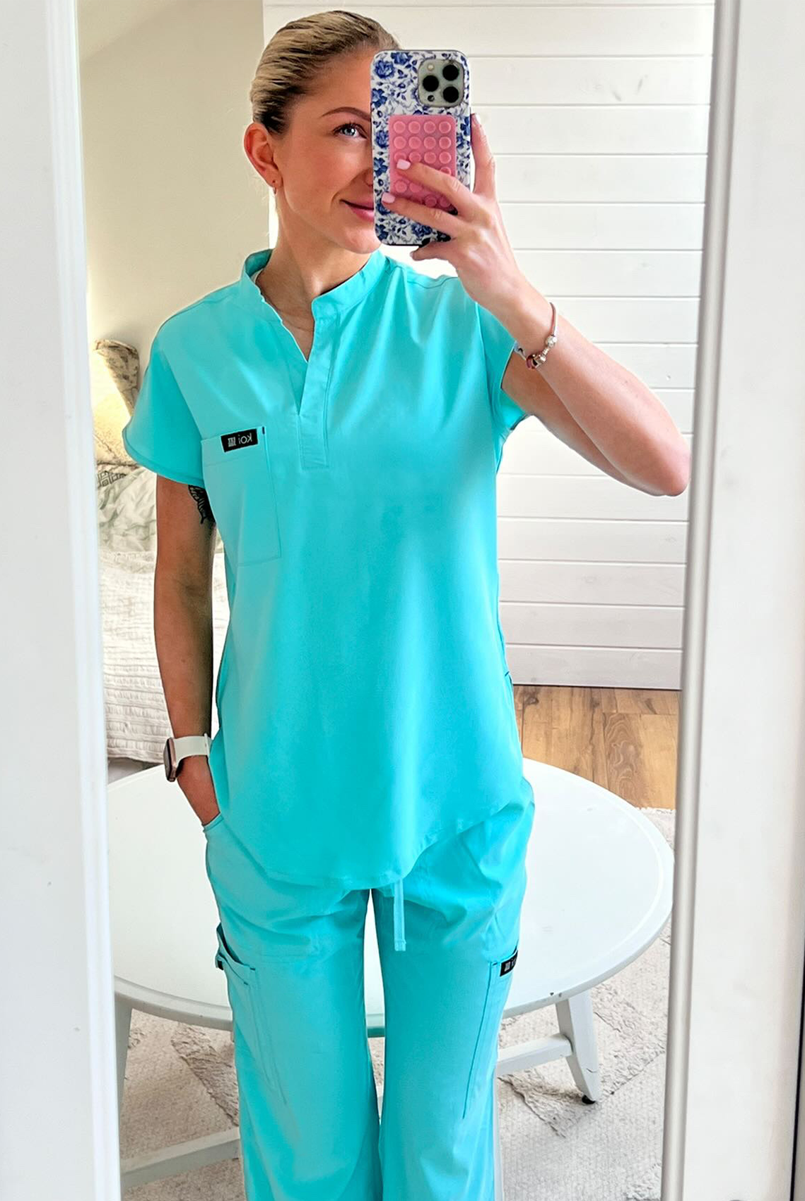 Koi Basics Ari Scrub Top