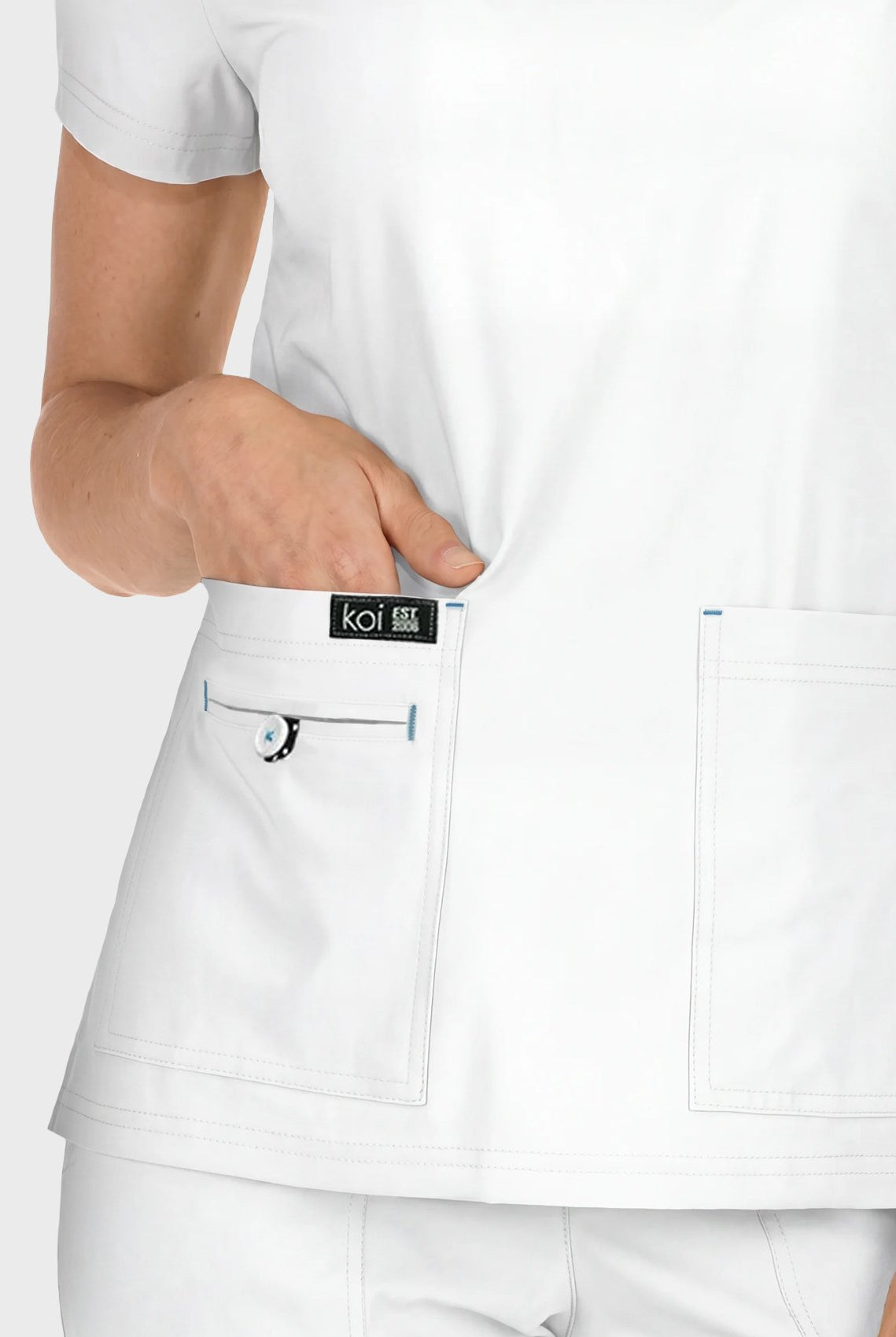 womens-koi-basics-becca-scrub-top-white