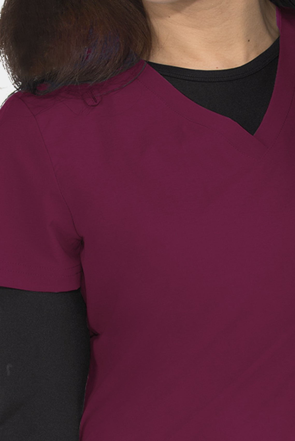 Koi Basics Becca Scrub Top - Wine