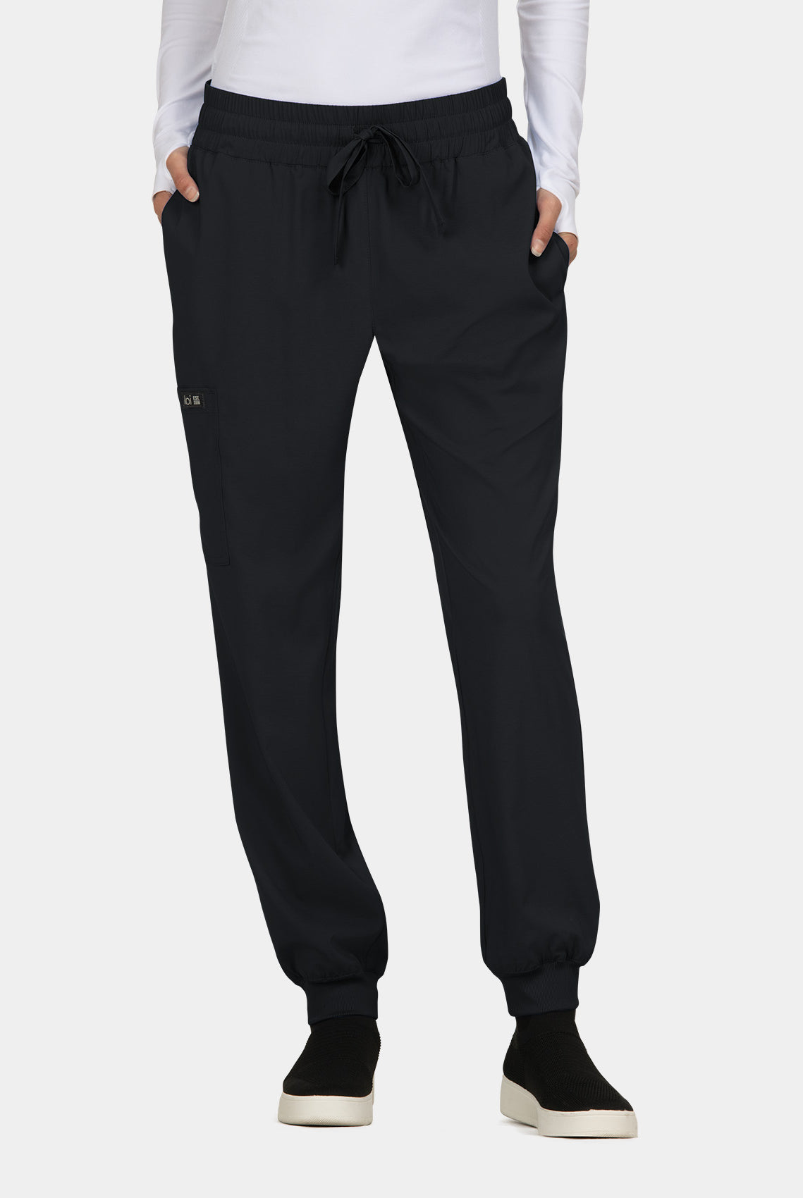Koi Basics Gemma Scrub Joggers - Black